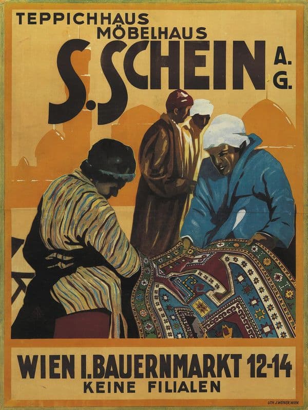 Teppichhaus Möbelhaus S. Schein, Wien as a canvas print