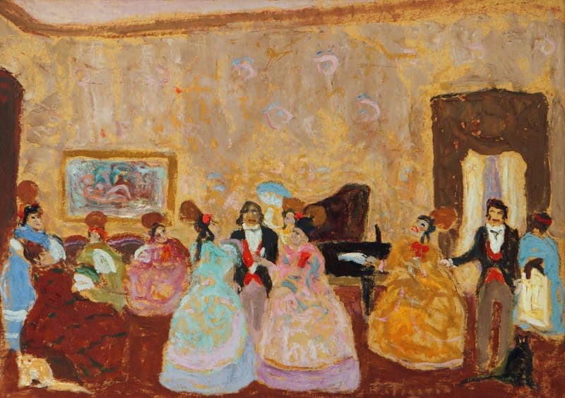 Tertulia (from 1880 until 1938) as a canvas print