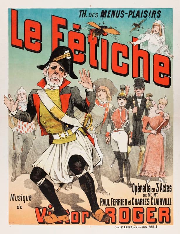 Th. Des Menus-Plaisirs Le Fétiche (1880-1900) as a canvas print