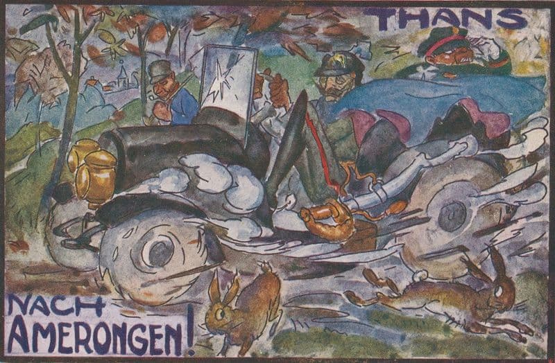 Thans, Nach Amerongen! as a canvas print