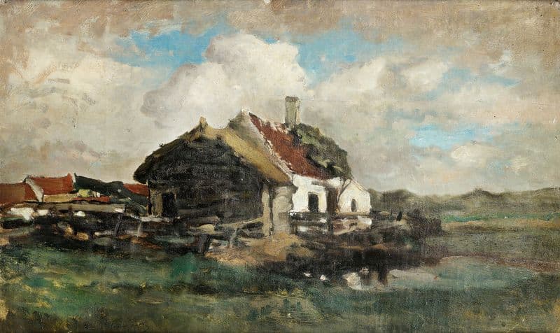 The Abandoned House as a canvas print