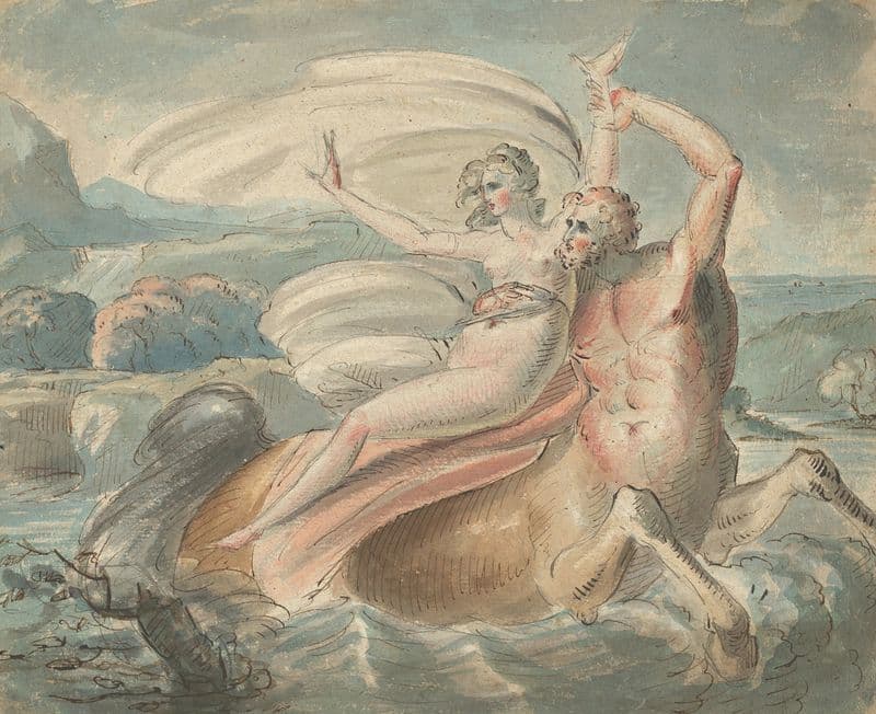The Abduction of Deianira (1770–80) as a canvas print