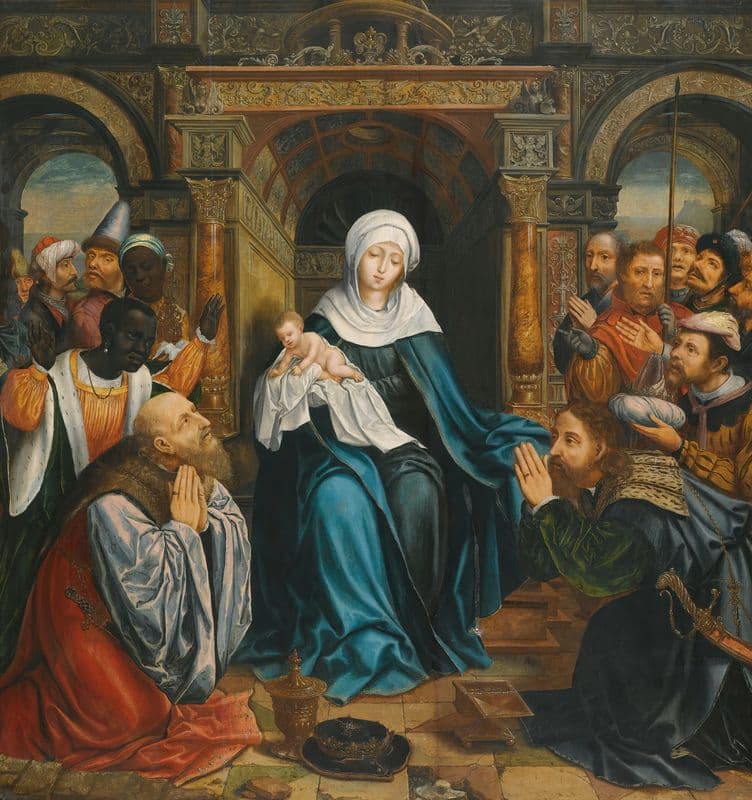 The Adoration Of The Magi as a canvas print