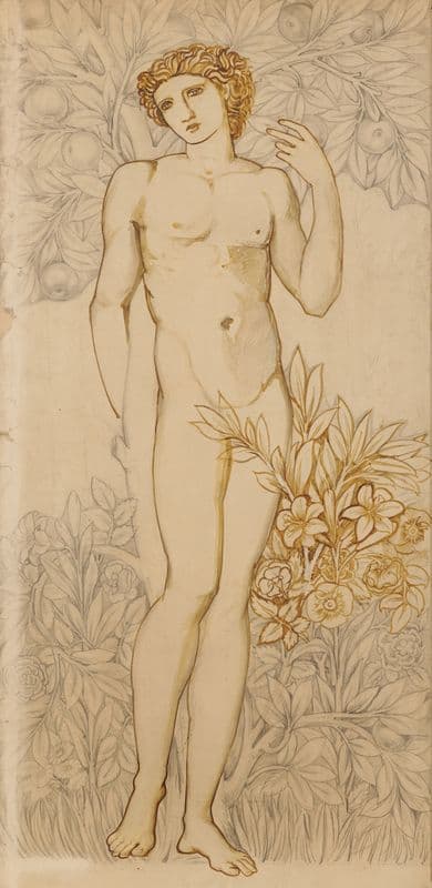 The Angels of the Hierarchy – Male Nude – Imago Dei ‘In the Image of God – Adam’ as a canvas print