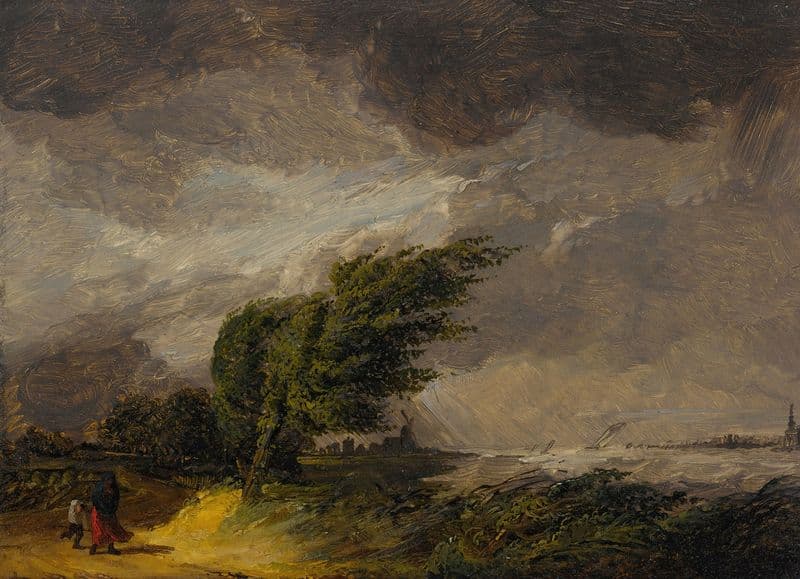 The Approaching Storm as a canvas print