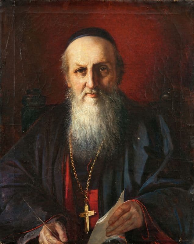 The Armenian Bishop Adoardo (1800s) as a canvas print