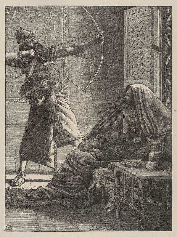 The Arrow of Deliverance (1865–81) as a canvas print