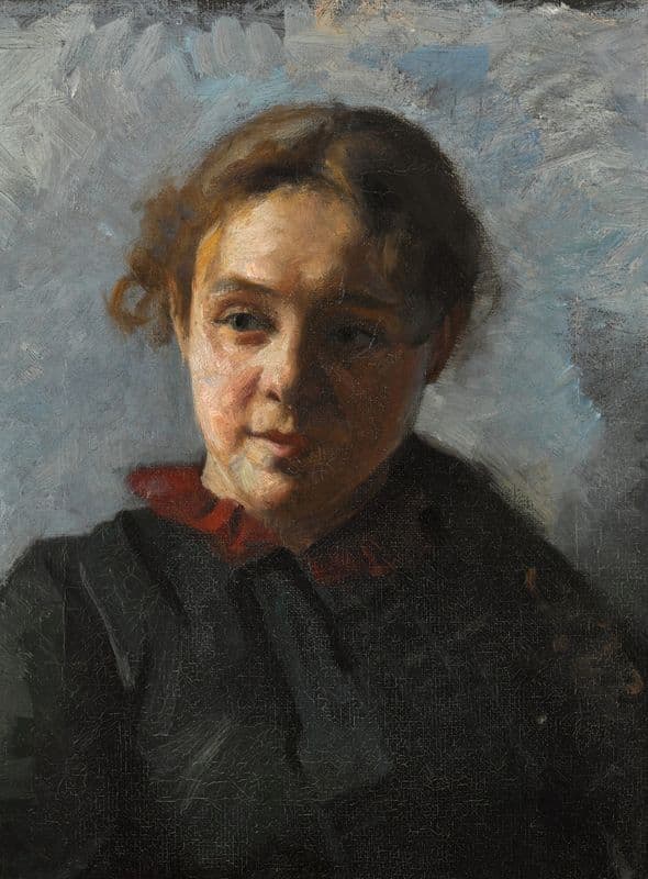 The Artist’s Sister, Ida Ilsted as a canvas print