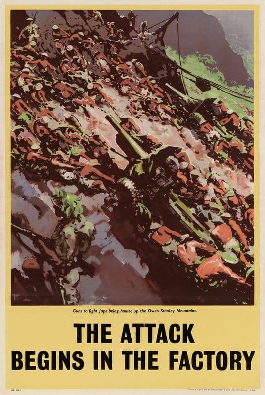 The Attack Begins in the Factory as a canvas print