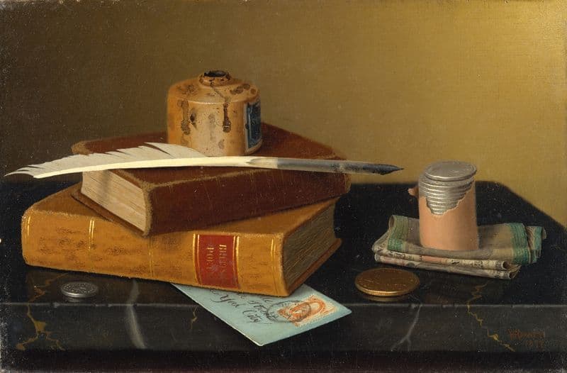 The Banker’s Table as a canvas print