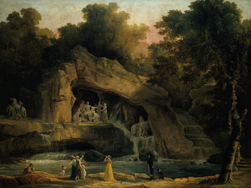 The Baths Of Apollo In Versailles as a canvas print