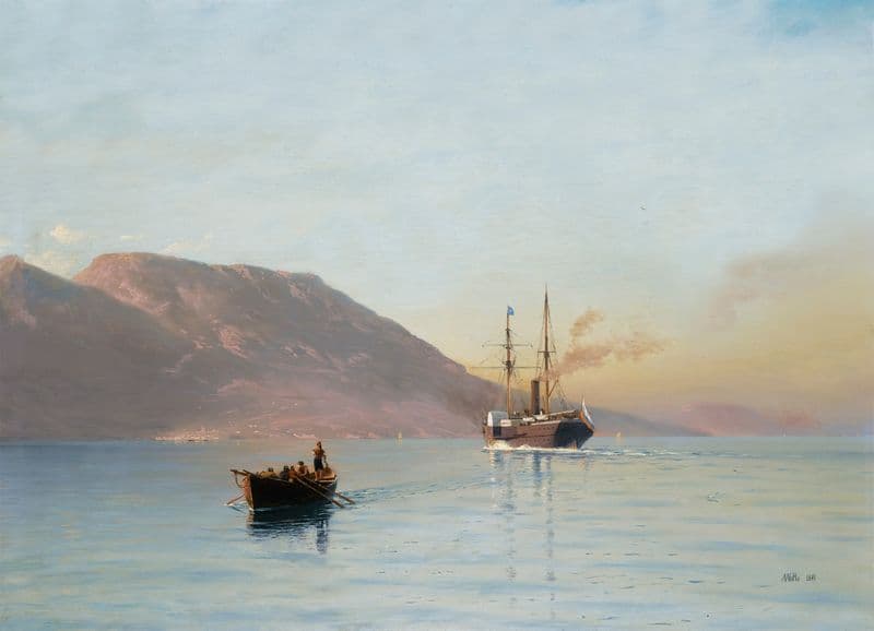 The Bay Of Feodosia as a canvas print