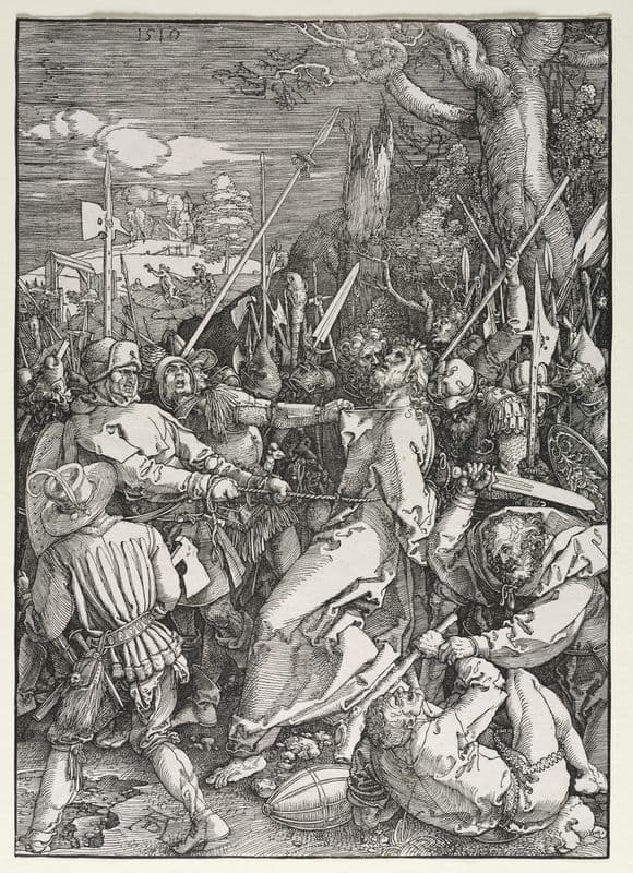 The Betrayal of Christ as a canvas print