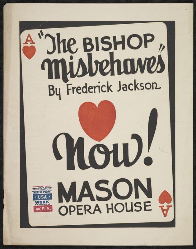 The Bishop Misbehaves (1934-1943) as a canvas print