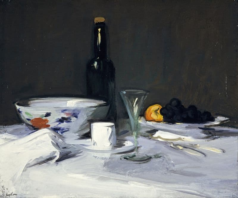 The Black Bottle as a canvas print