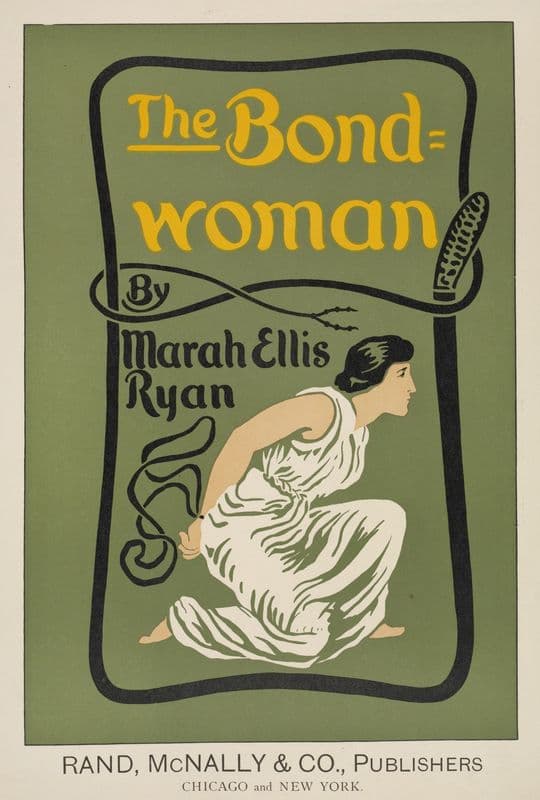 The bond-woman (1895-1911) as a canvas print
