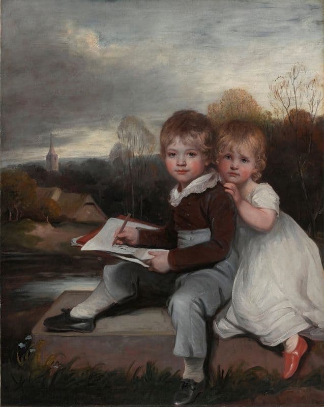 The Bowden Children as a canvas print