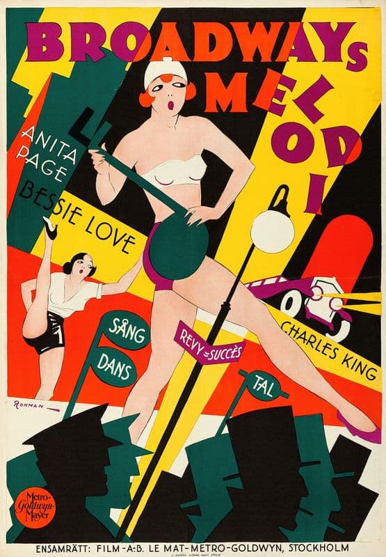 The Broadway Melody as a canvas print