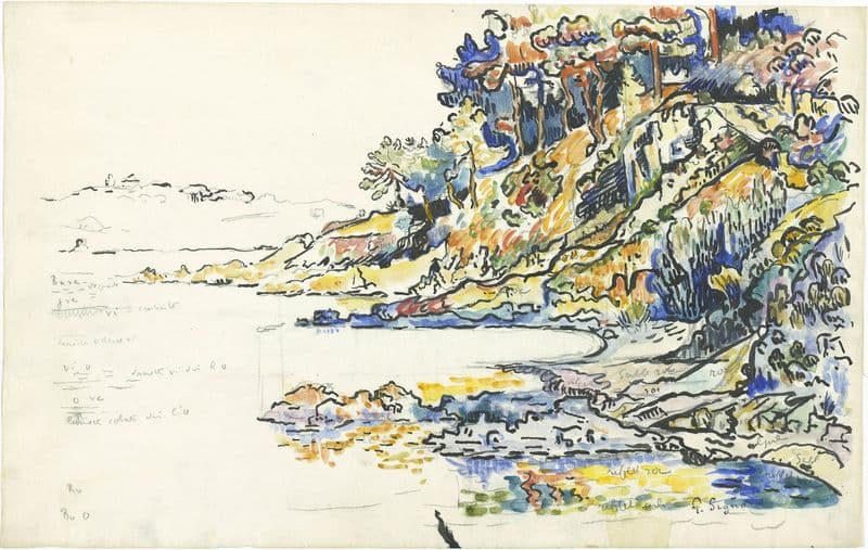 The Calanque at Saint Tropez as a canvas print