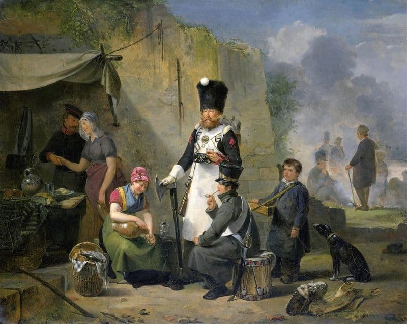 The Camp Follower (1825 - 1827) as a canvas print