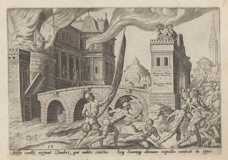 The Capture of Tirsah as a canvas print