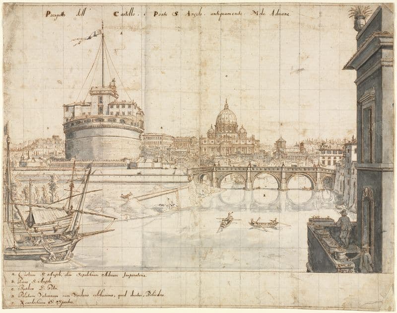 The Castel Sant’Angelo as a canvas print