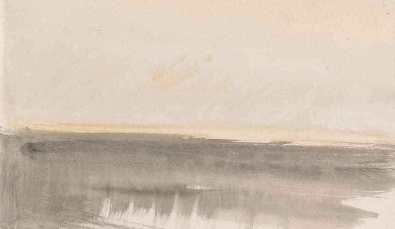 The Channel Sketchbook 3 (ca. 1845) as a canvas print