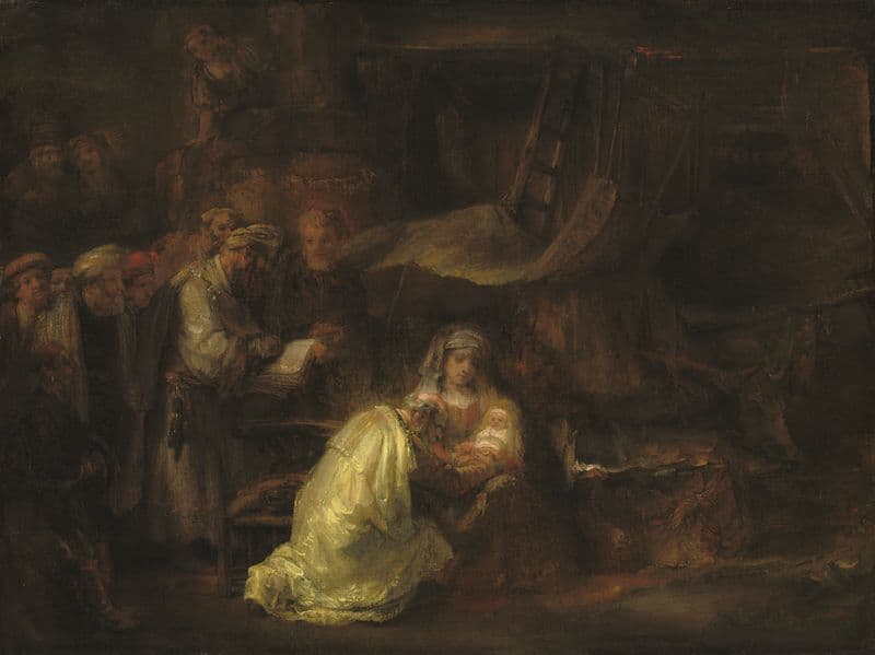 The Circumcision as a canvas print