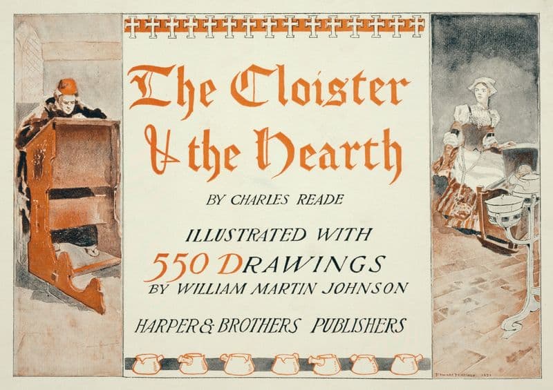The Cloister and the Hearth as a canvas print