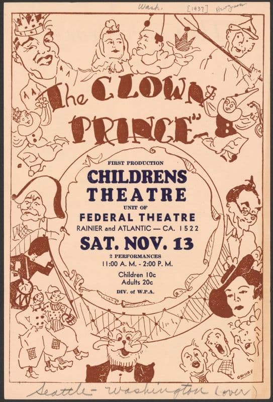 The Clown Prince (1934-1943) as a canvas print
