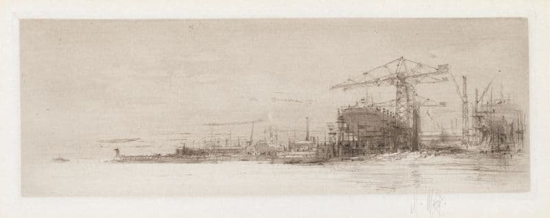 The Clyde from the series The Arteries of Great Britain as a canvas print