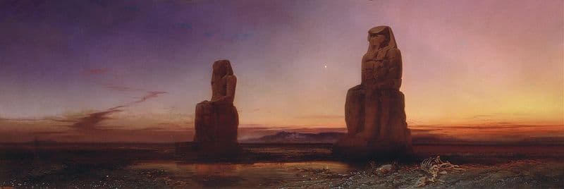 The Colossal Pair as a canvas print