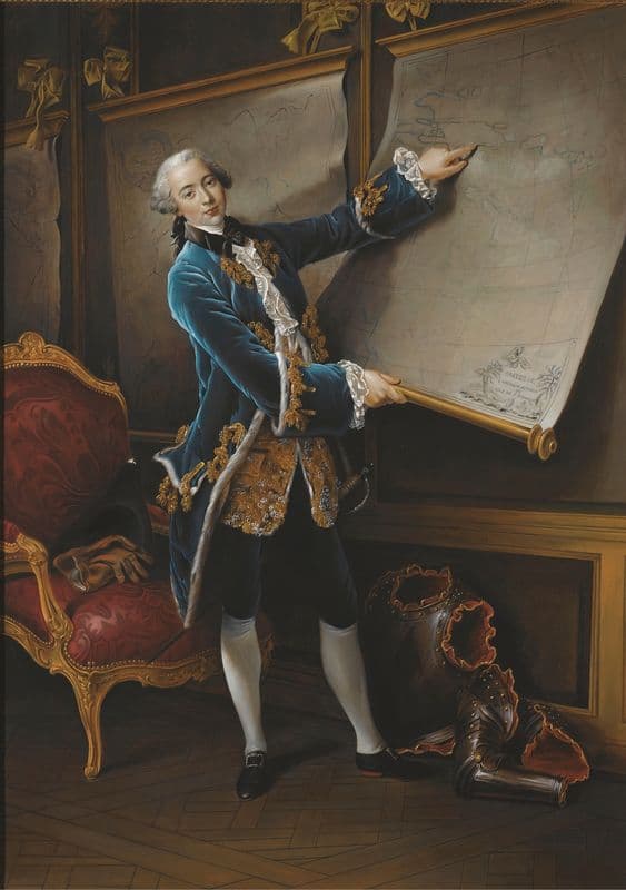 The Comte De Vaudreuil (1740 – 1817), Aged 18 as a canvas print