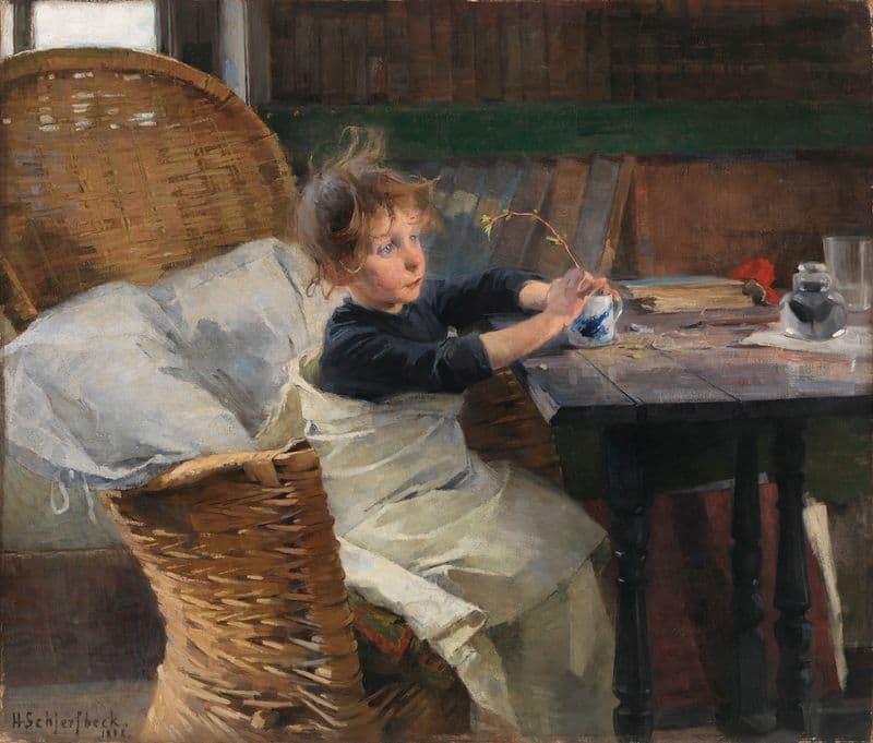 The Convalescent as a canvas print