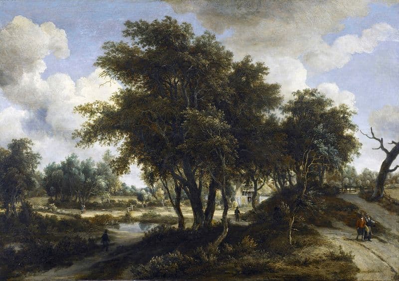 The Cottage (ca. 1663) as a canvas print