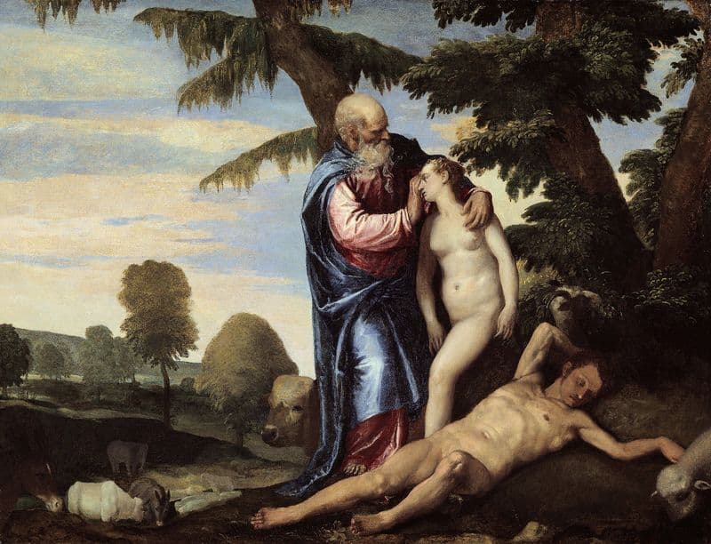 The Creation of Eve as a canvas print