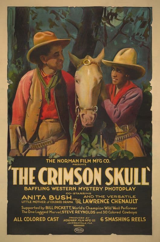 The Crimson skull as a canvas print