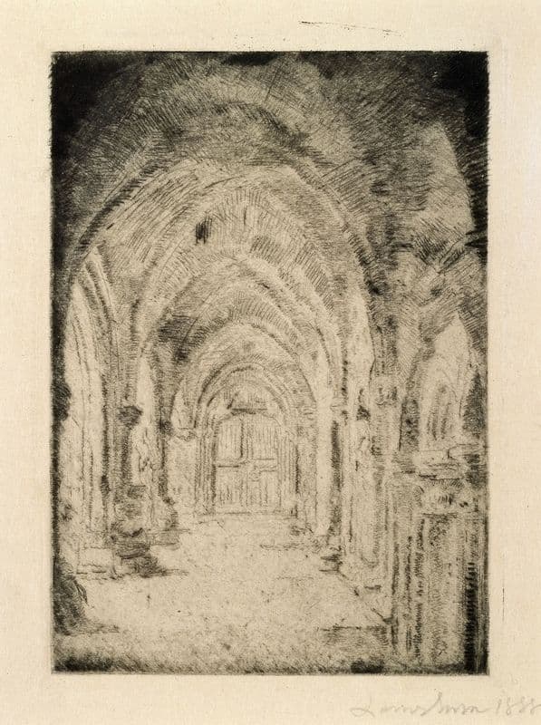 The Crypt as a canvas print