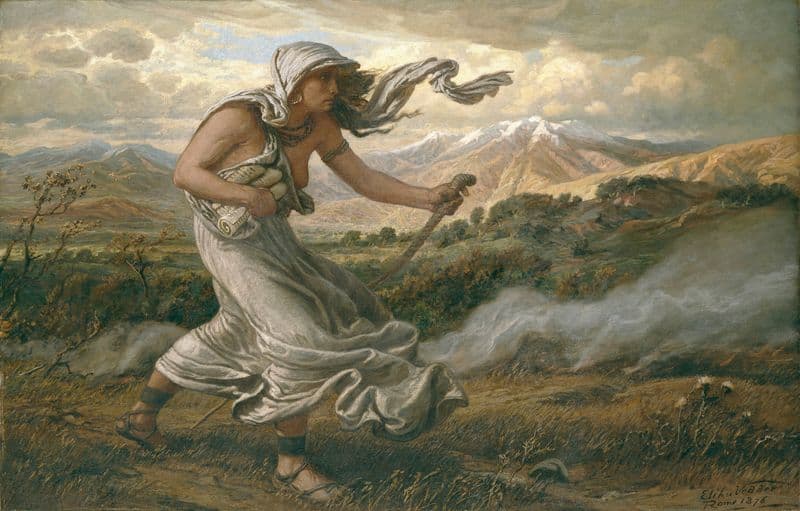 The Cumaean Sibyl as a canvas print