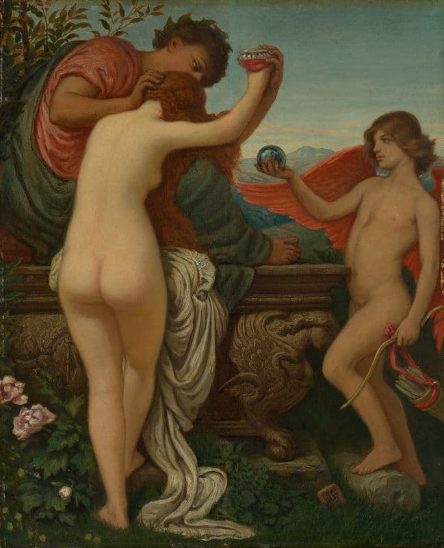 The Cup of Love as a canvas print