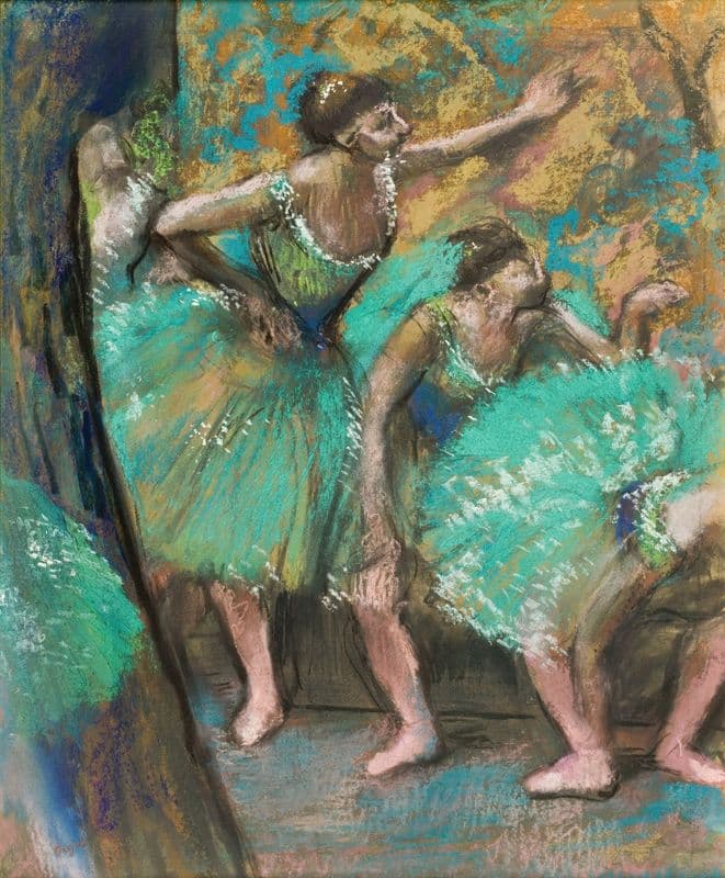 The Dancers as a canvas print