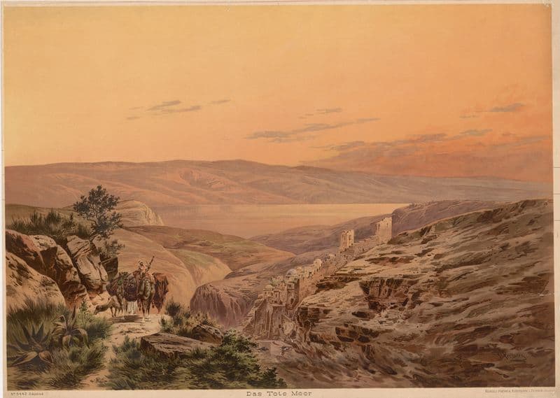 The Dead Sea as a canvas print
