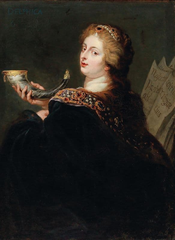 The Delphic Sibyl as a canvas print