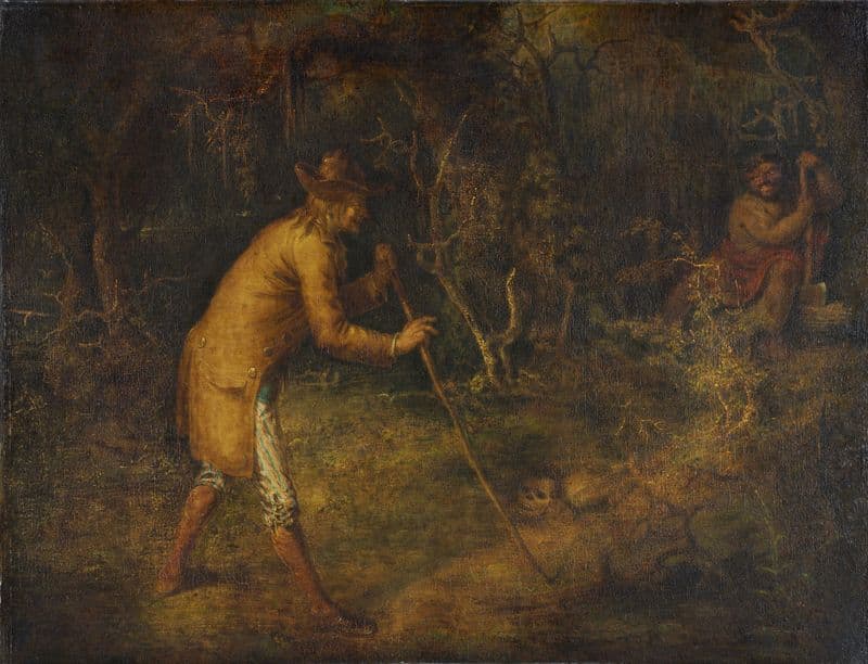 The Devil and Tom Walker as a canvas print