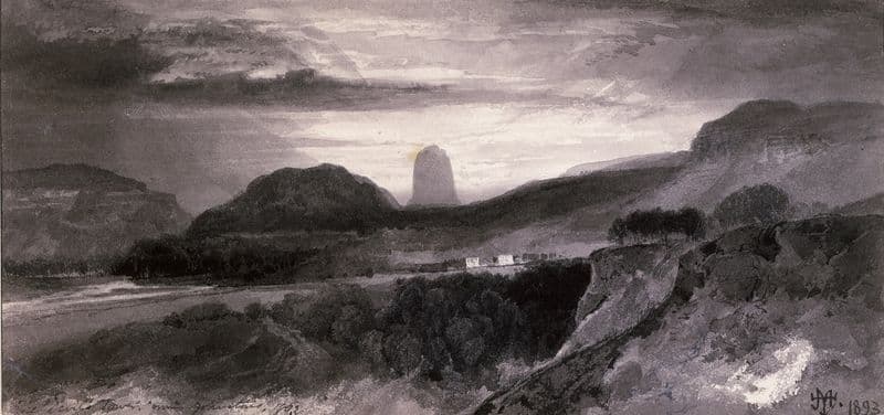 The Devil’s Tower from Johnstons as a canvas print