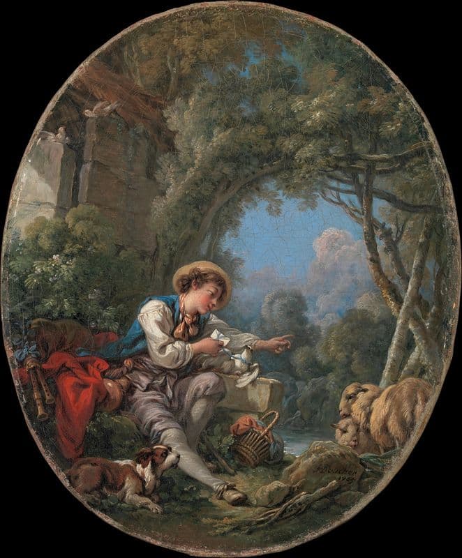 The Dispatch of the Messenger as a canvas print
