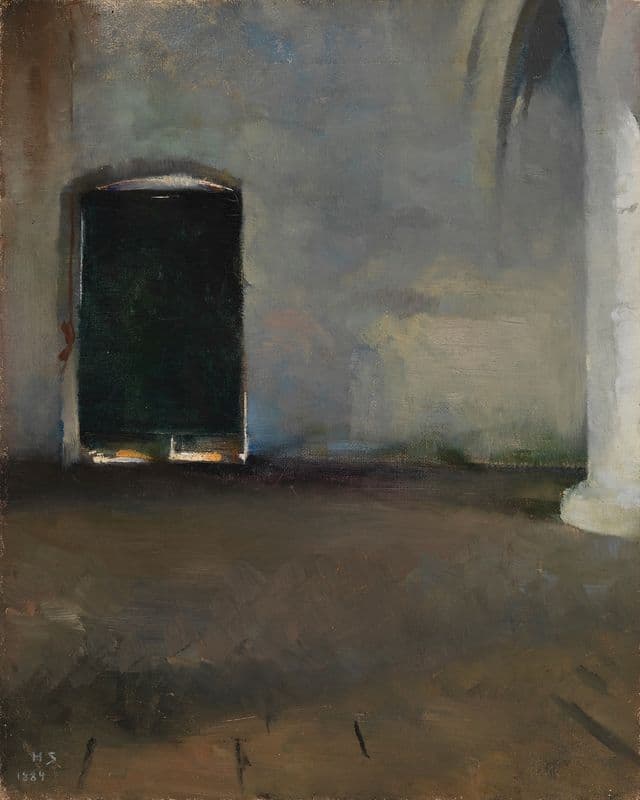 The Door as a canvas print