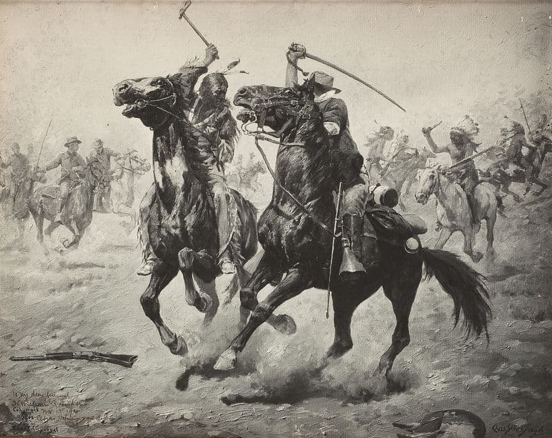 The Duel as a canvas print