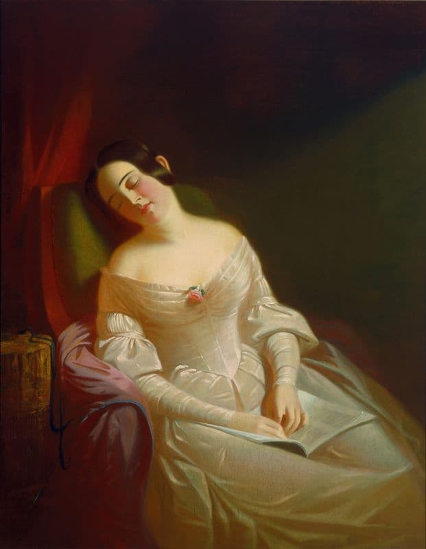 The Dull Story (1843–44) as a canvas print