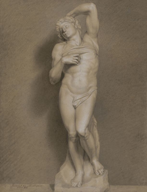 The dying slave as a canvas print